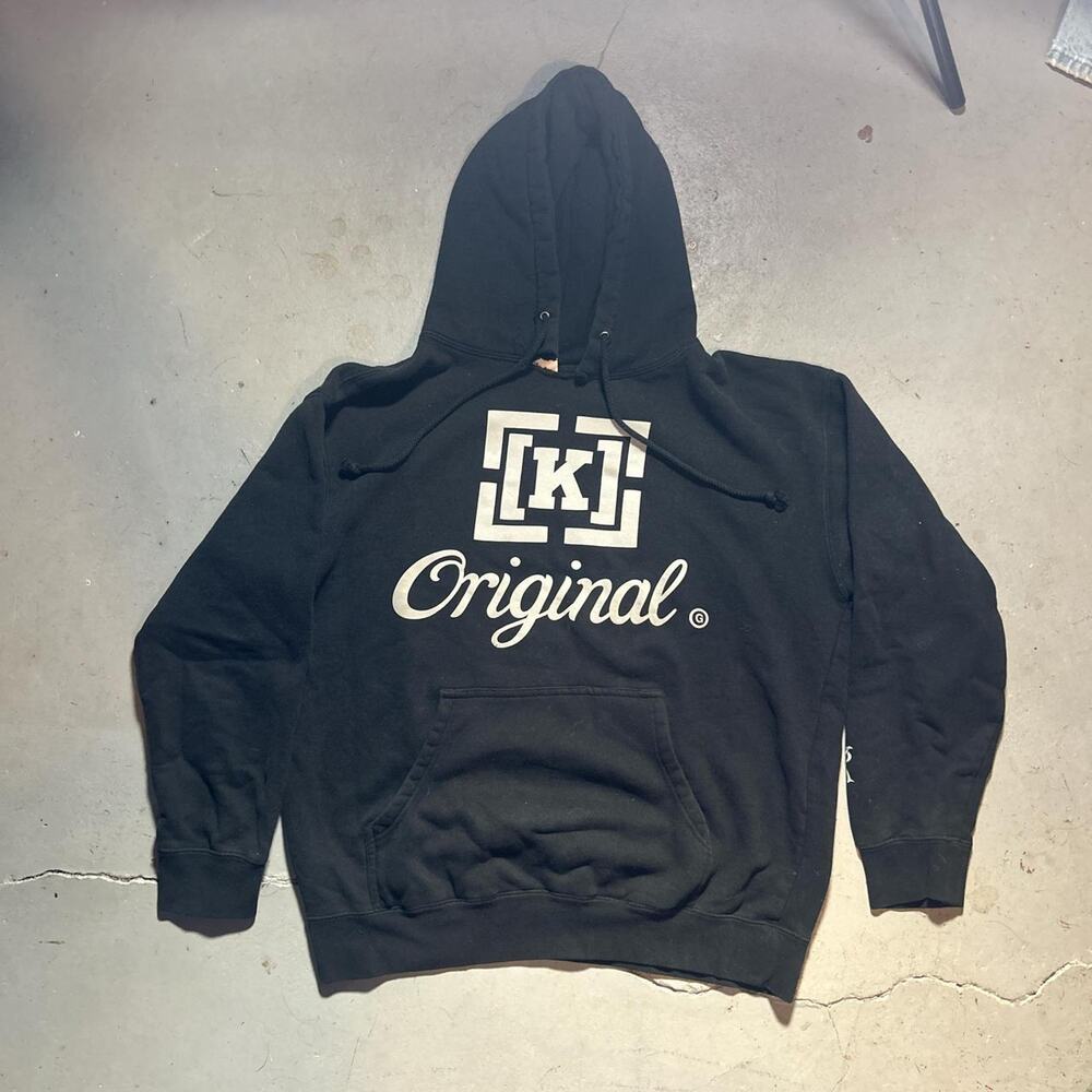 Kr3w denim pull over hoodie